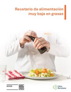 Recetario de alimentación muy baja en grasas